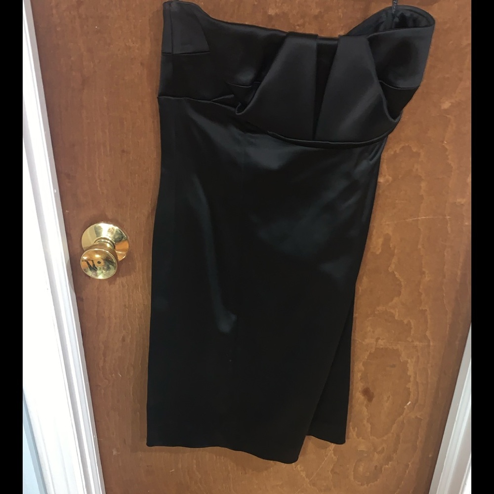 Bebe Black Strapless Dress